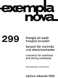 Konzert: für Marimba und Streichorchester. 299. marimba
