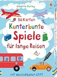 50 Karten: Kunterbunte Spiele für lange Reisen