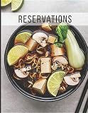 Reservations: Reservation Book For Ramen Restaurant