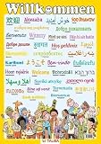 Multilinguales LernPOSTER "Willkommen"