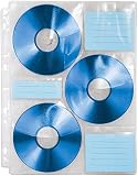 Hama CD-/DVD-/Blu-ray Hüllen mit 60 Indexkarten zum Beschriften