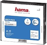 Hama CD-Leerhülle (für 6 CDs/DVDs/Blu-rays