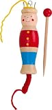 Goki 51964 - Stricksusel aus Holz mit Holznadel und Strickgarn