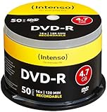 Intenso DVD-R 16x Speed 50er Spindel DVD-Rohlinge