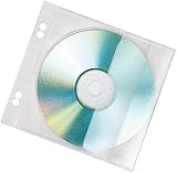 VELOFLEX 4366000 - CD/DVD Hüllen zum Abheften für 1 CD