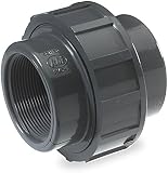King Brothers Inc. U-1250-T 1-1/4 Zoll Threaded PVC Schedule 80 Union