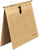 Herlitz Hängehefter mit kaufm. Heftung UniReg/10843381 braun Inh.25