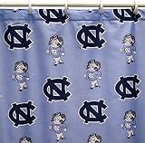College Covers Everything Comfy North Carolina Duschvorhang mit Teer-Absätzen
