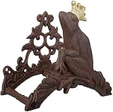 Esschert Design Gartenschlauchhalterung mit Motiv Froschkönig