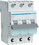 Hager MBS310 B-Type 3P 3 Module