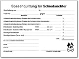b+d Schiedsrichter Quittungsblock