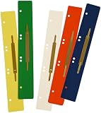 Soennecken Heftstreifen 3162 lang Metalldeckl. farbig 125 St./Pack.