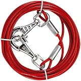 Cavo corda acciao cane cani resistente rivestito plastica FERPLAST PA due misure