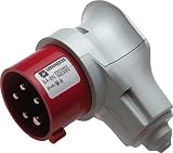 Mennekes 3982 – Klinkenstecker gewinkelt 16 A 5-polig 400 V