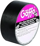 Advance Tapes 5805BLK AT 200 Gaffa Klebeband matt 25mm x 25m schwarz