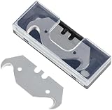 wolfcraft Profi-Hakenklingen I 4189000 I 5 Ersatzklingen 0,65 x 51 mm