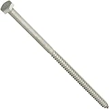 Die Hillman Gruppe 964591 1/4 x 6 Edelstahl Hex ER LAG Schraube