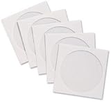 Compucessory CD Hülle Umschlag Papier mit Fenster W126xH126mm Weiß Ref 442439 [Pack 50]