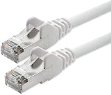 1aTTack CAT 5e foliengeschirmt FTP Netzwerk Patch-Kabel mit 2x RJ45 Stecker 7,5m weiss
