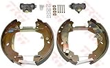 TRW GSK1664 Bremsensatz Trommelbremse Bremsbacken Set mit Radbremszylinder Hinten…