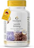 Leinöl Kapseln - pflanzliche Omega 3-6-9 Kapseln