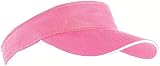MB Caps Sport Sun Visor mit kontrastfarbenem Sandwich in 12 Farben für Golf