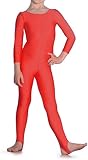 Roch Valley Long Sleeve Nylon/Lycra Catsuit 7-8 Jahre Rot