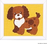VERVACO Gobelin Stickbilder zum Selbersticken Lernset Nähen Hund Kreuzstich…