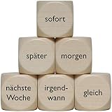 „Wann?“ Holzwürfel 30 mm