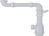 Teka 61001097 Siphon platzsparend für Spülbecken
