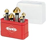 Ruko A102156T Kegel und Entgratsenker Satz Tin