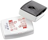 2-Teilig Filter für Stäube 3M Artikel-Nr.6035 P3 P2 für Maske-Serien 6000 und 7000