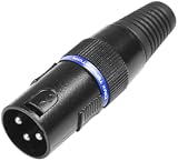 Adam Hall Connectors 3 STAR DMX T 3 XLR Stecker 3-Pol