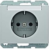 SCHUKO con portaet. K1,K5 acero
