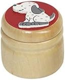 goki Milchzahndose Hund Zahndose Holz Holzdose