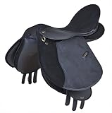 HKM Zeus Ponysattel schwarz 15,5"