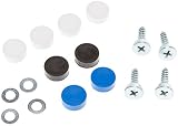 Utsch 535050 Kennzeichenschrauben 4-er Set M4,8X16 mit Abdeckung