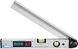 Fervi Digitales Winkelmesser und Wasserwaage mit 2 Ampullen G008
