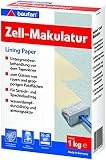 Baufan Zell Makulatur zum Glätten von rauen Putzflächen