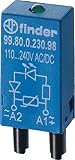 Finder Steckmodul mit grüner LED 6-24 V AC/DC