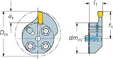 Sandvik Coromant 570–32l151.3–07–25 T-Max q-cut Kopf für Nuten