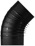 EXOJO - Winkelofen Vitrif Black 45o Exojo 150 mm
