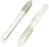 sourcing map 2 PCS 6 mm Schaft Schleifen Bit Diamant-Schleifstift 60 mm Länge de