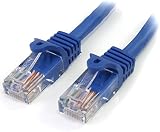 StarTech.com 45PAT3MBL 3m Cat5e RJ45 UTP Netzwerkkabel Snagless