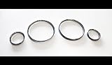 Chrom Instrumente Tacho Ringe Blenden