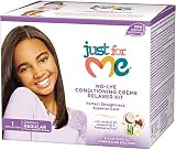 Just For Me No-Lye Conditioning Creme Haarglättungs Satz