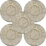300 Pfandmarken Wertmarken Durchmesser 30mm Farbe Gold-Glitter mit beidseitiger…