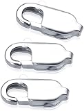 MATERIA 3 Stück Karabiner-Verschluss 925 Silber 11mm für Armbänder Ketten Schmuck…