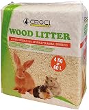 Croci Wood Litter - Pflanzliche Streu für Nagetiere auf Basis von Tannenspänen