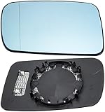 TarosTrade 57-0350-L-50643 Spiegelglas Heizbar Blaues Links